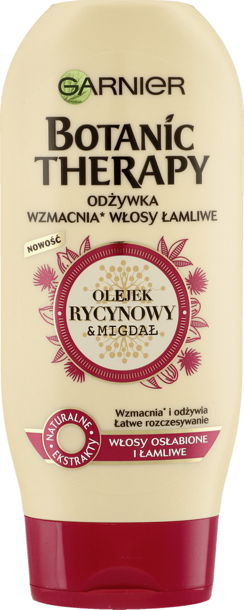 odżywka do włosów osłabionych i łamliwych olejek rycynowy i migdał