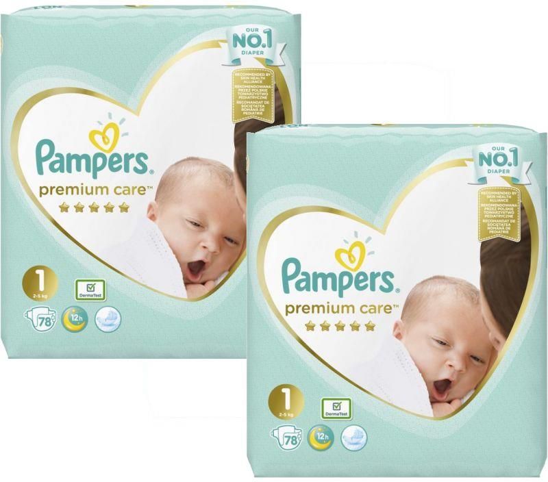 pampers pieluchy premium care 1 newborn 78szt