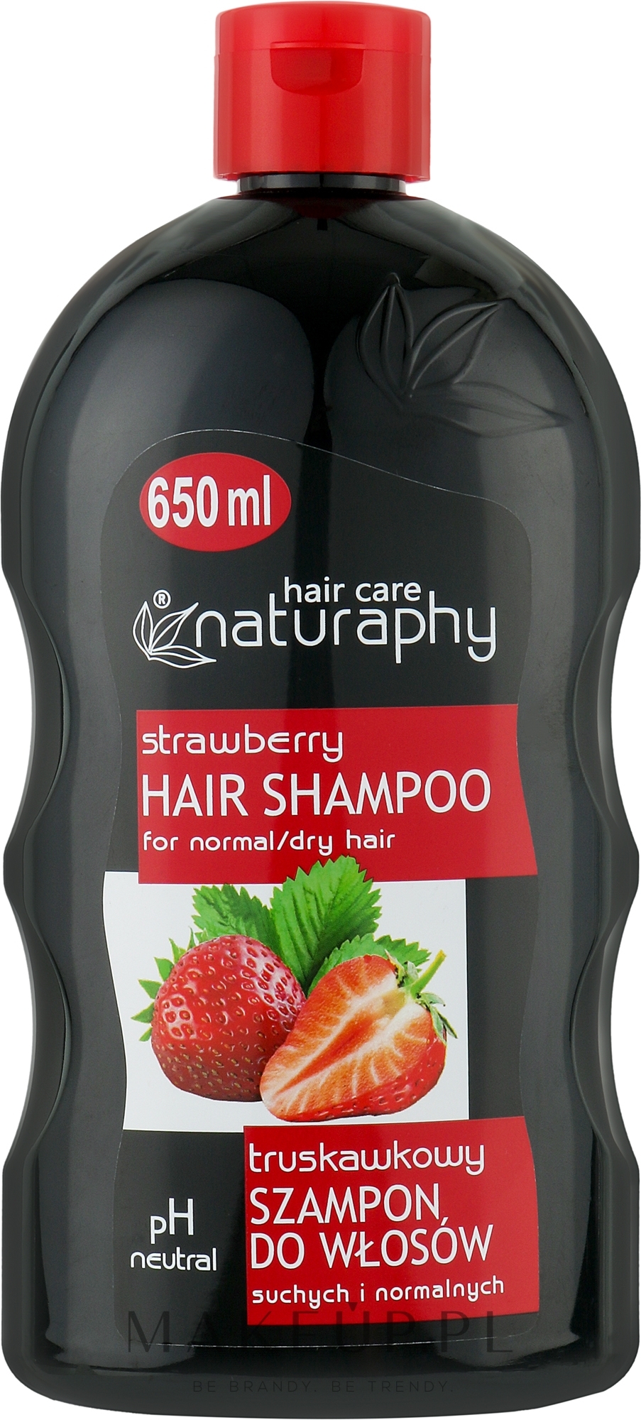 truskawkowy szampon do włosów