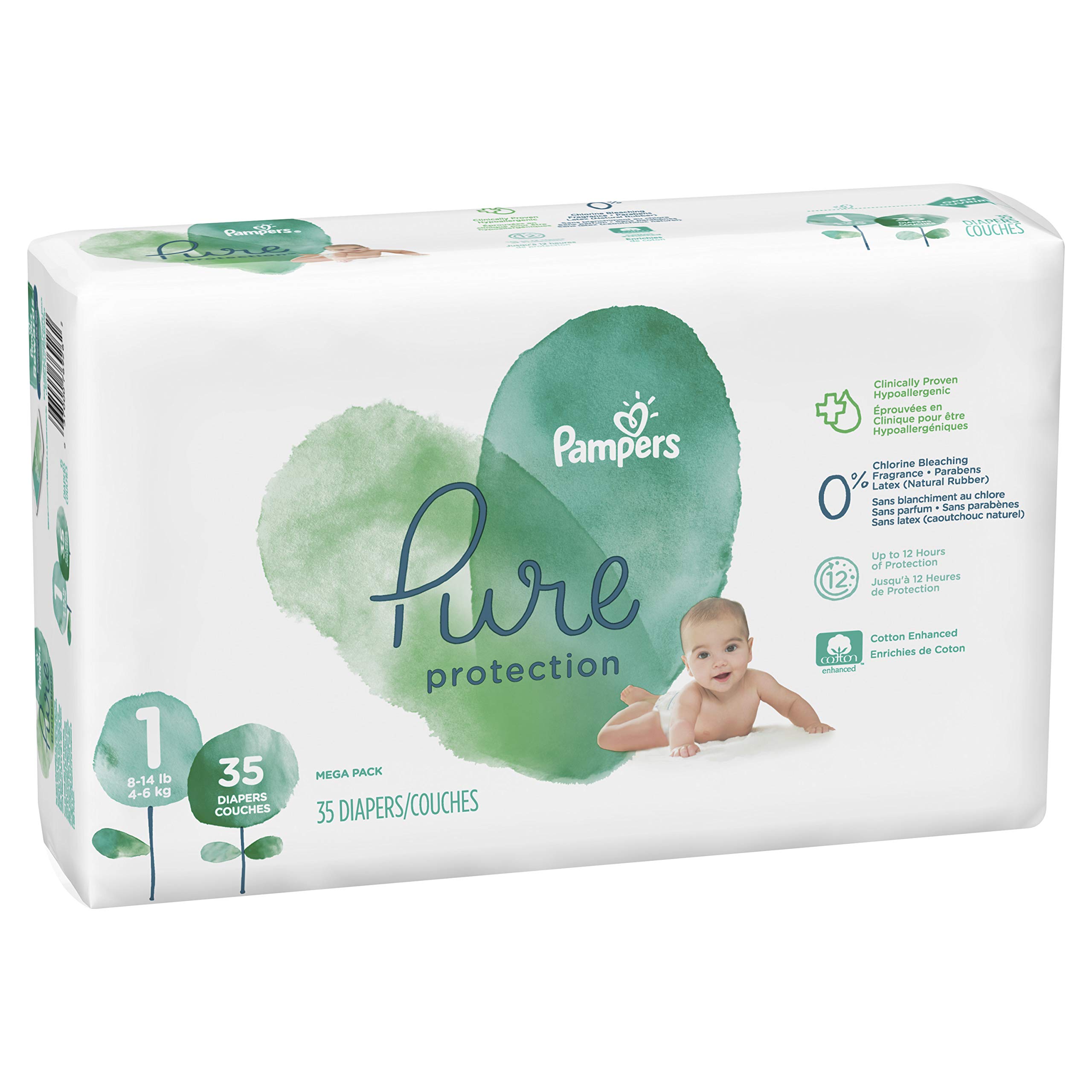 pampers pure protection size 1