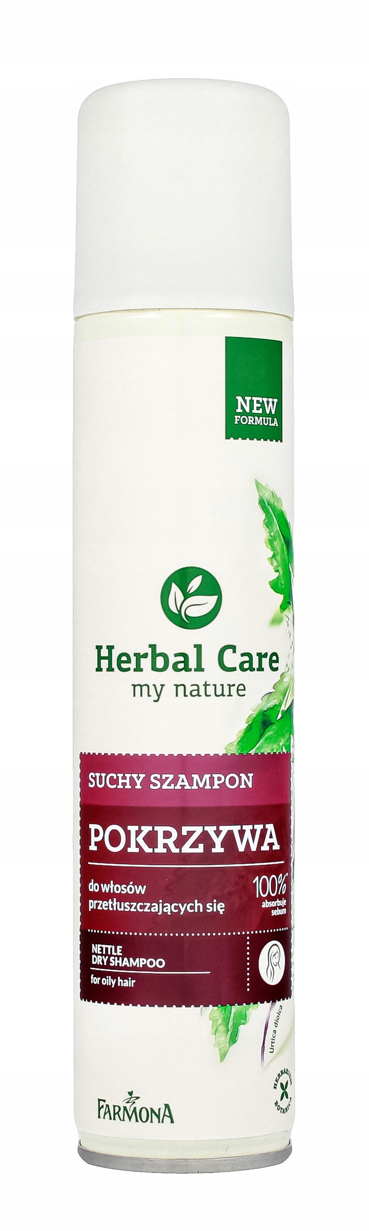 farmona herbal suchy szampon z pokrzywą