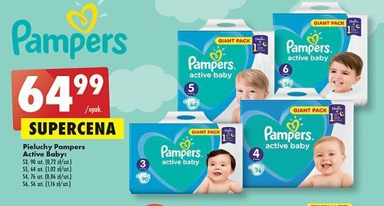 biedronka pampers 5