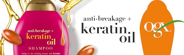 anti breakage keratin oil szampon