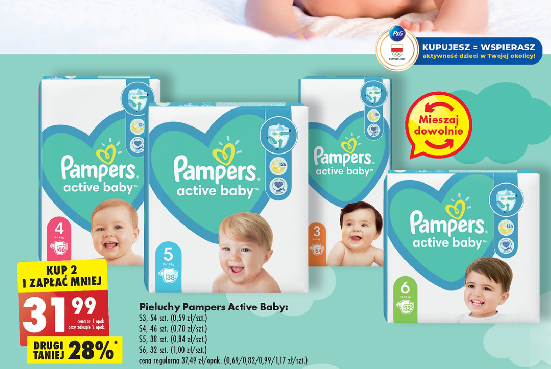 pampers active baby dry 3 promocja