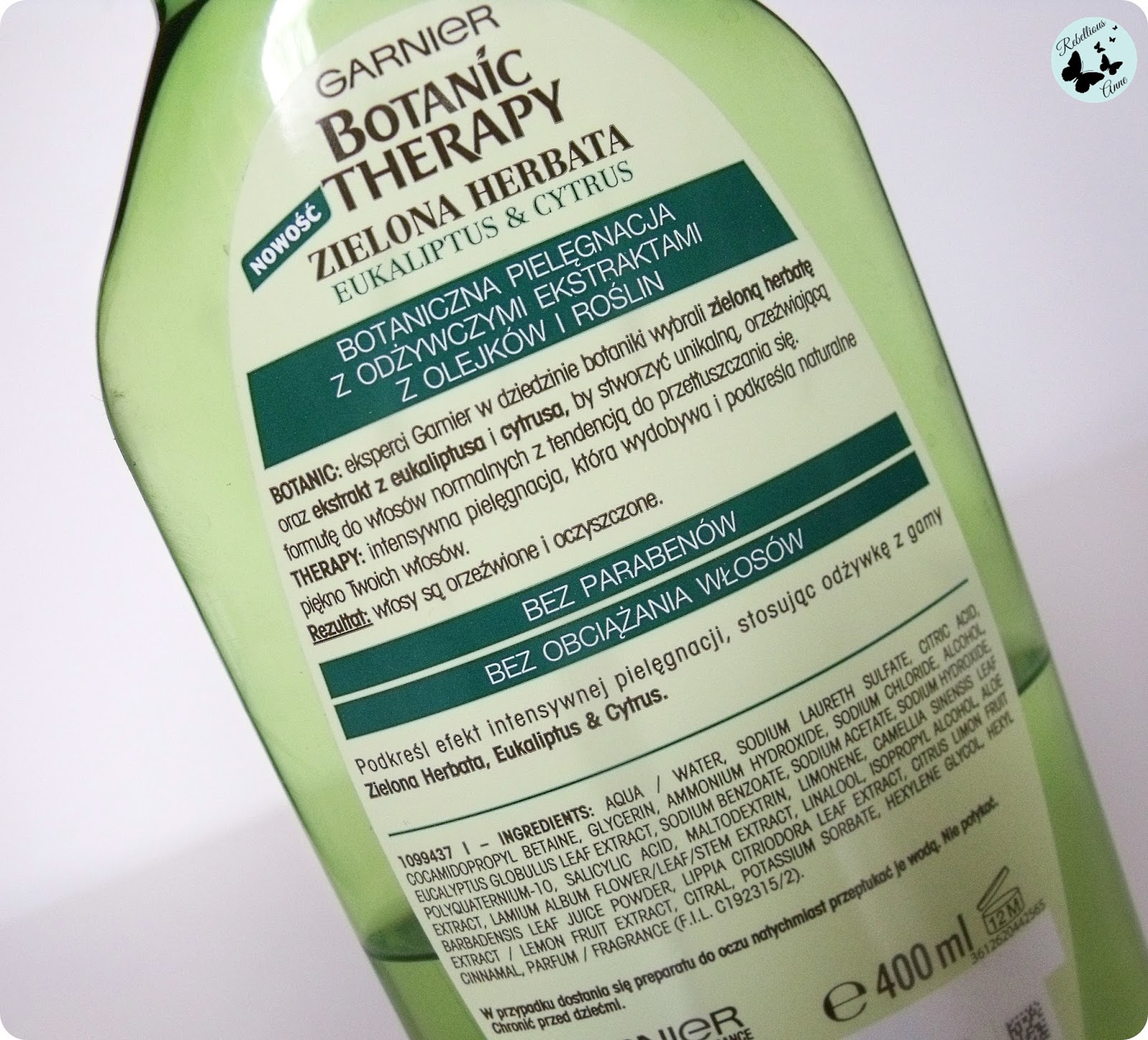 garnier botanic therapy szampon skład