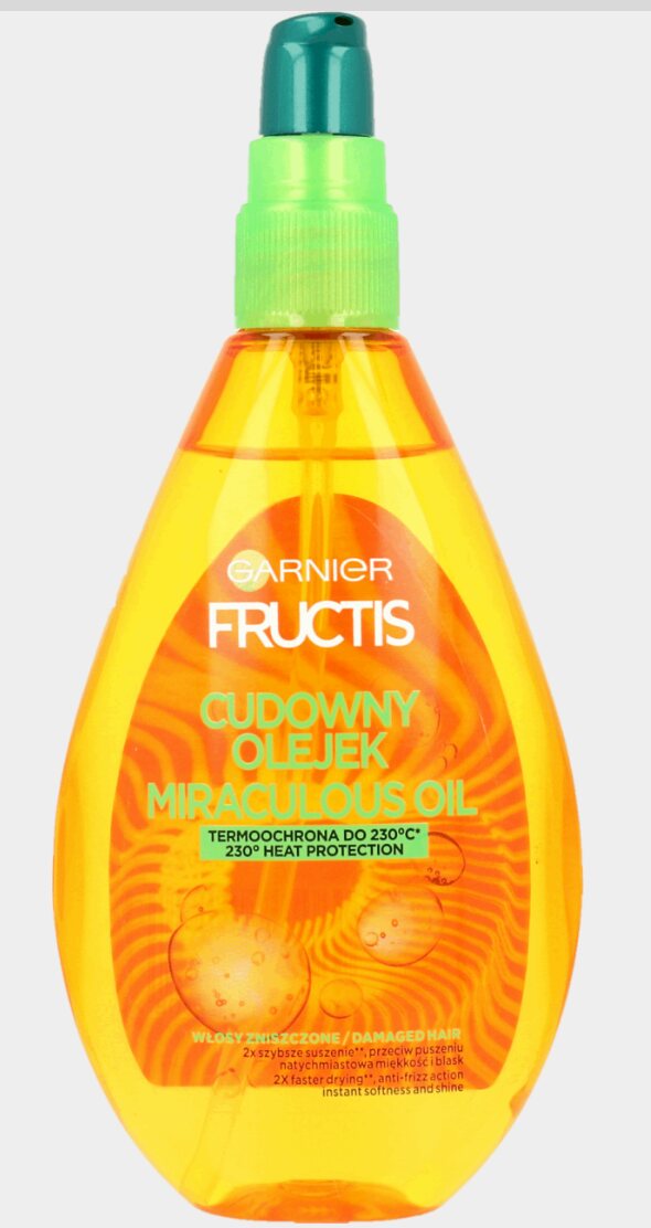 garnier fructis cudowny olejek do włosów