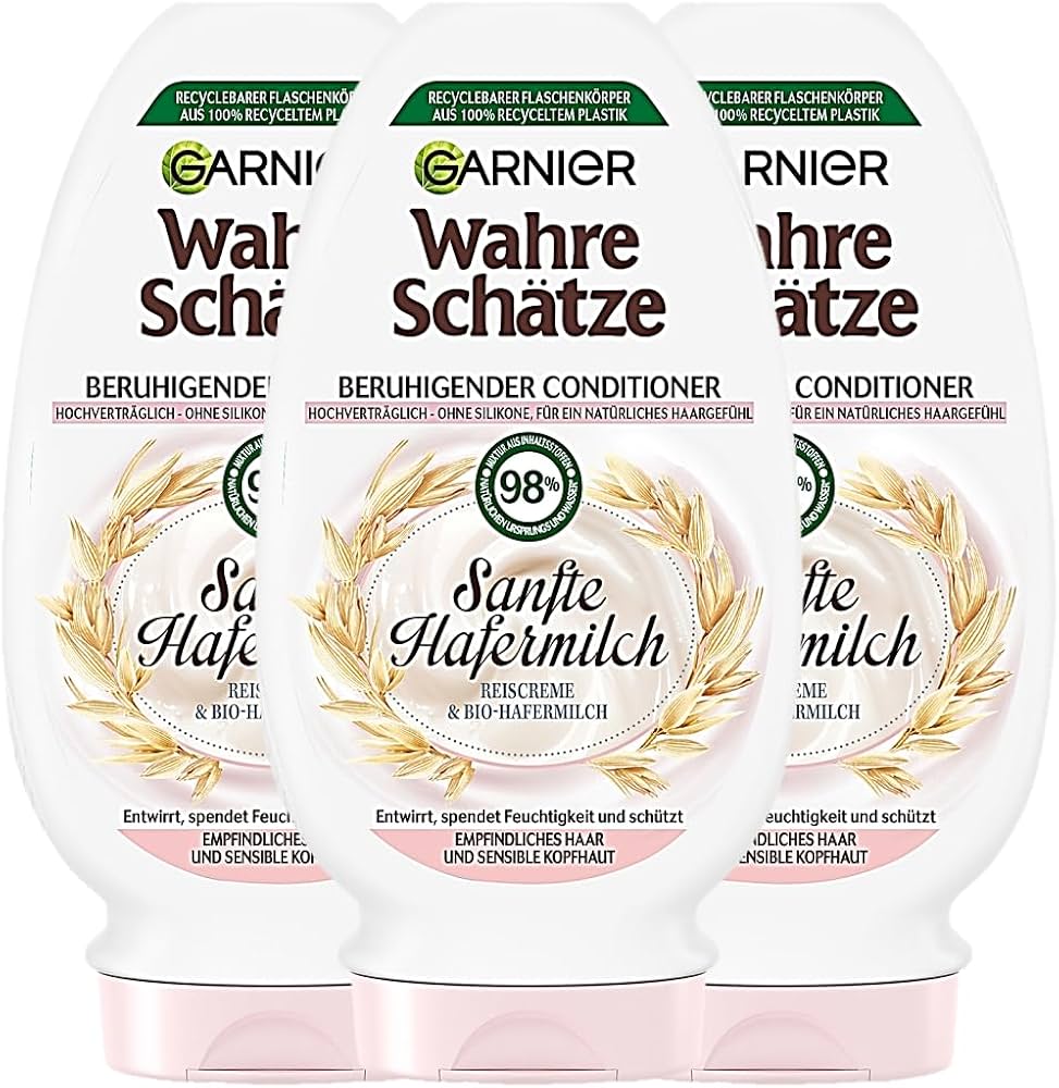 garnier wahre schätze sanfte hafermilch szampon odżywka w sprayu