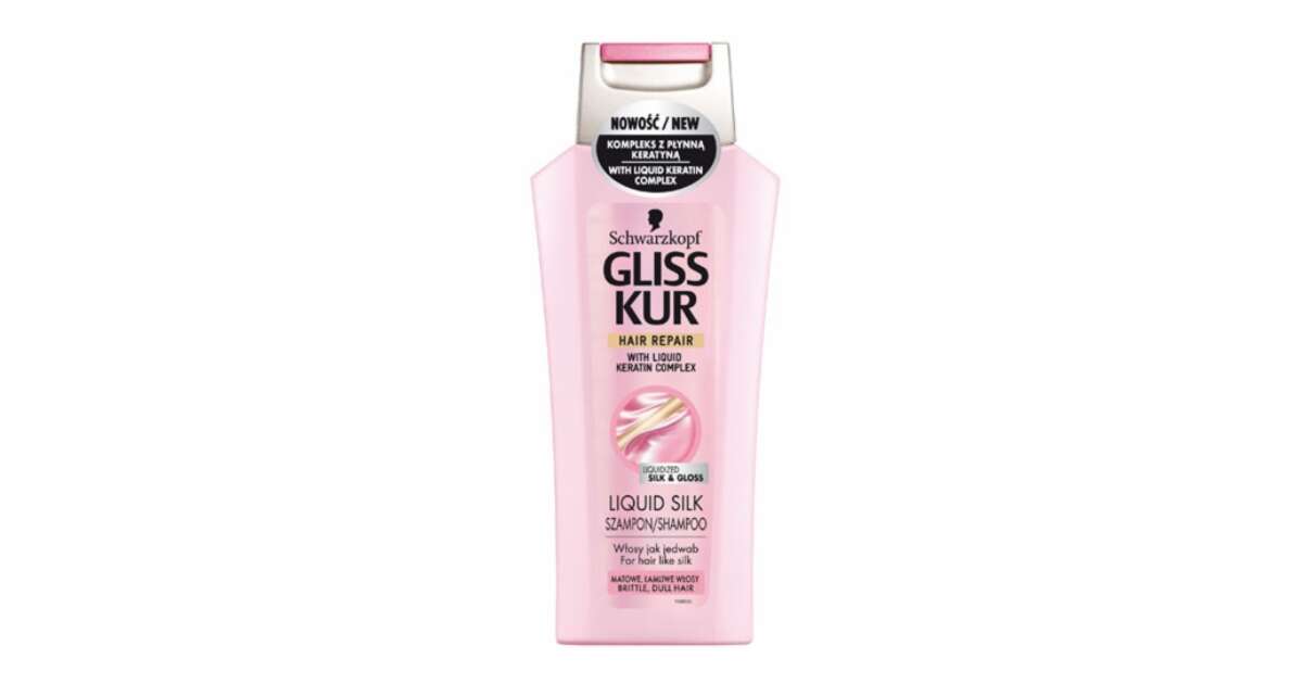 gliss kur liquid silk szampon do włosów