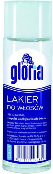 gloria lakier do włosów