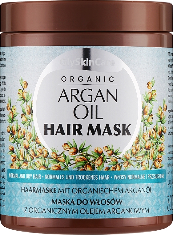 glyskincare argan oil odżywka do włosów z organicznym olejem arganowym