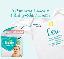 gratis t shirt bestellen pampers