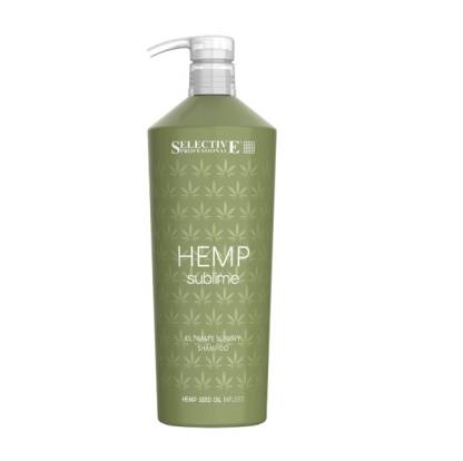 hemp sublime szampon z olejkiem z konopii 1000ml selective professional