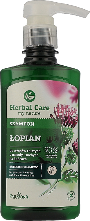 herbal care szampon łopian