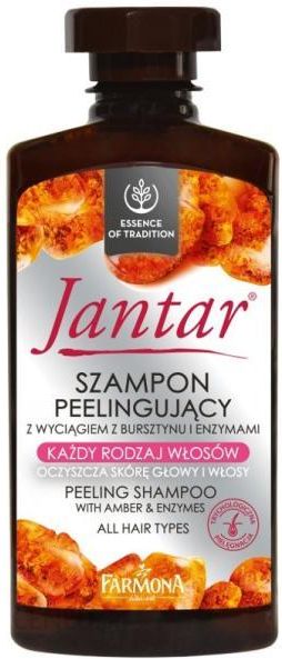 jantar szampon z peelingiem papainowym włosy przetluszczające