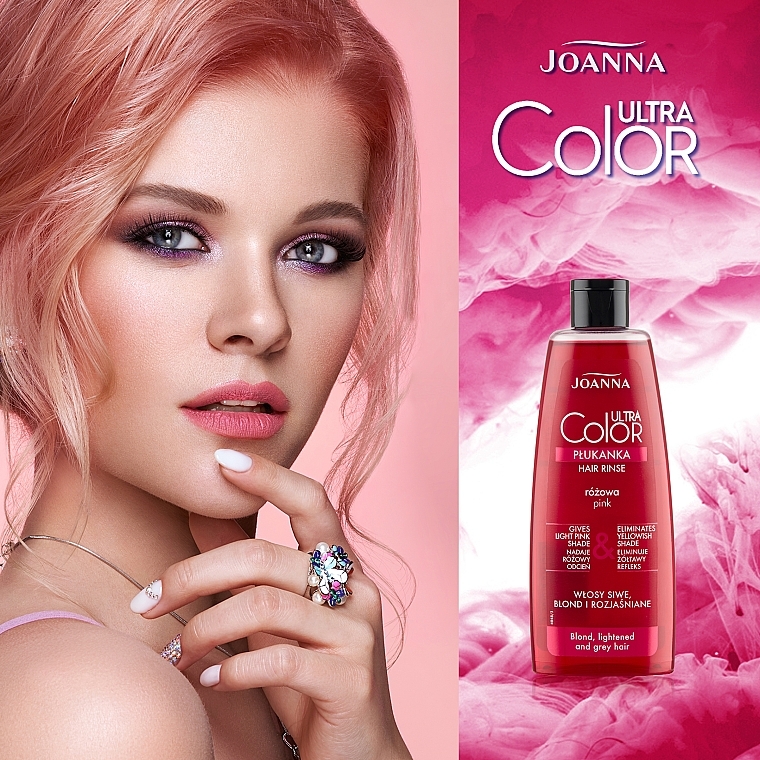 joanna color system szampon różowy