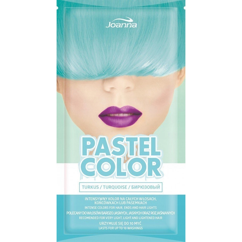 joanna szampon koloryzujący pastel color turkus 35g