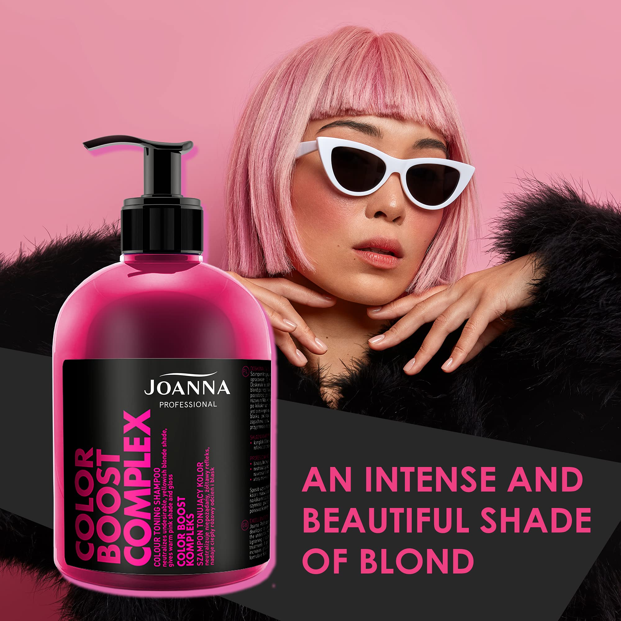 joanna szampon różowy color boost complex