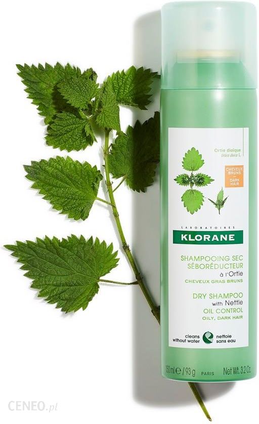 klorane pokrzywa szampon suchy 150ml wł ciemne