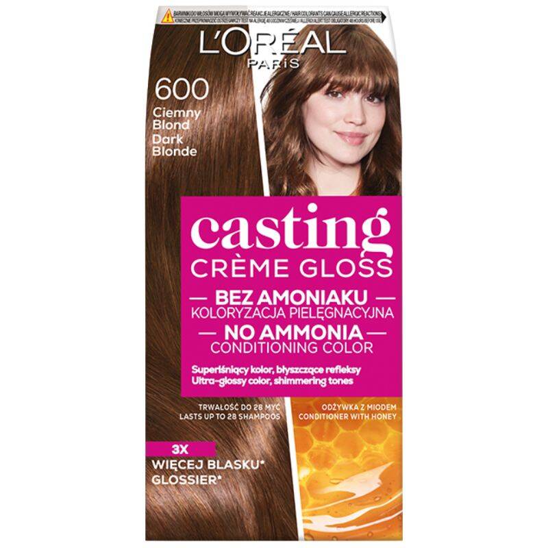 kolory szampon koloryzujący do włosów casting loreal