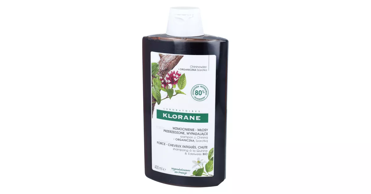 kup klorane szampon z chininą i witaminami z grupy b