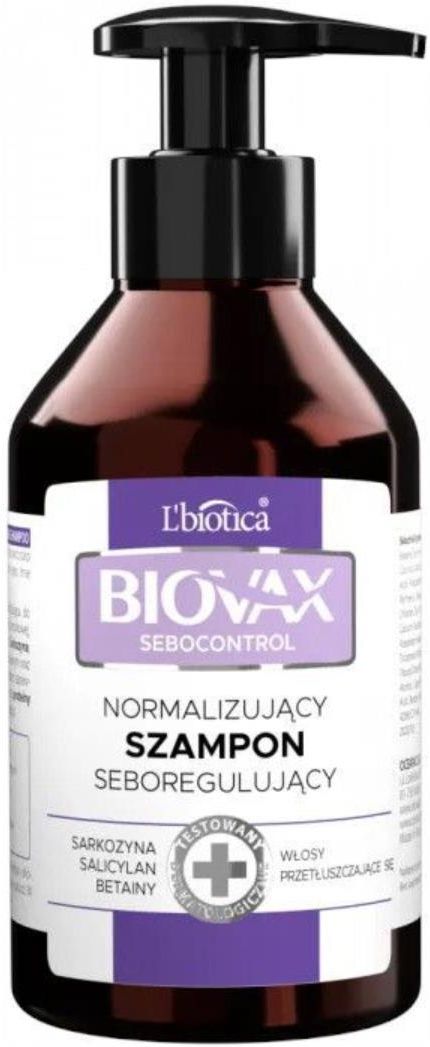 lbiotica biovax weak hair szampon odżywczy włosy słabe