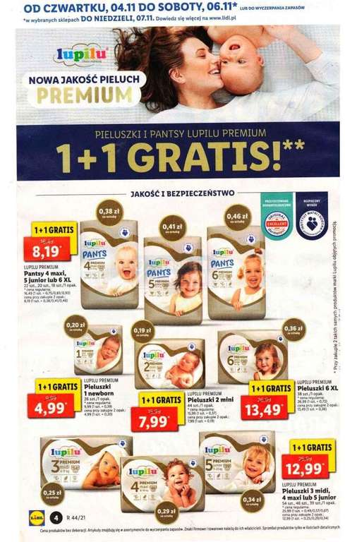 lidl promocja pieluchy