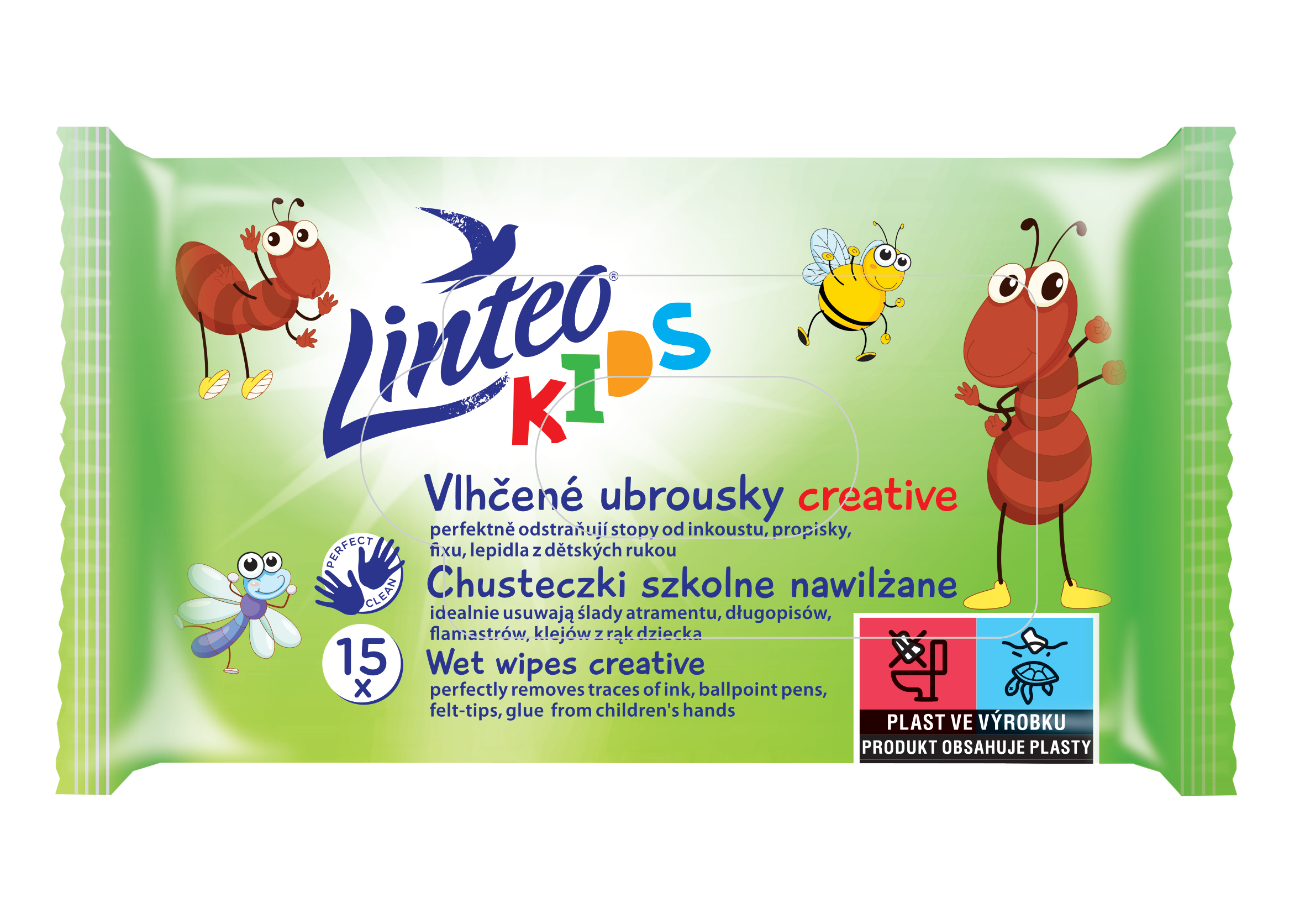 linteo chusteczki nawilżane deo sport 10 sztuk