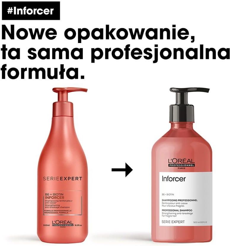 loreal inforcer szampon do włosów łamliwych