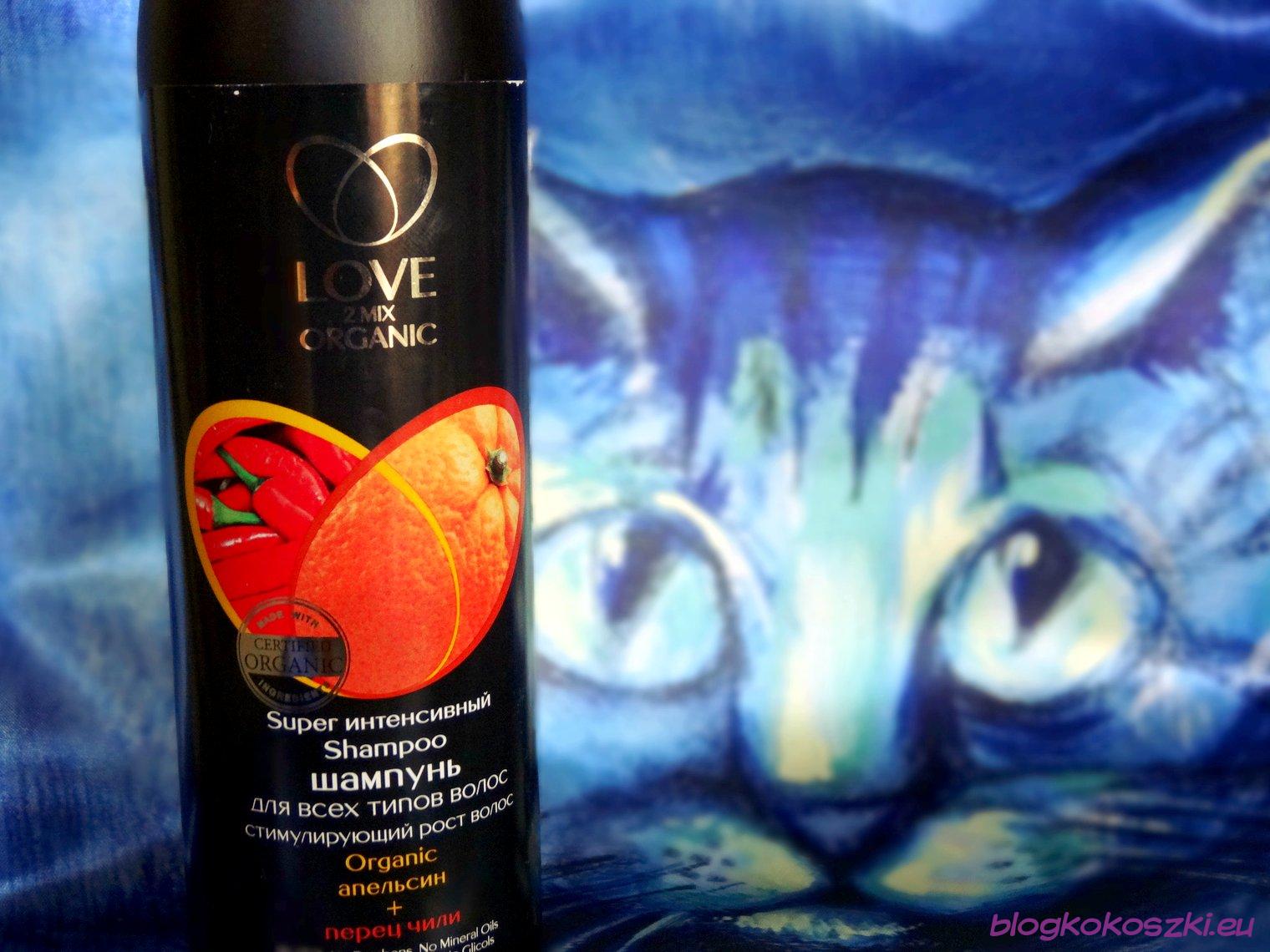 love2mix organic szampon z ekstraktem z papryczki chili