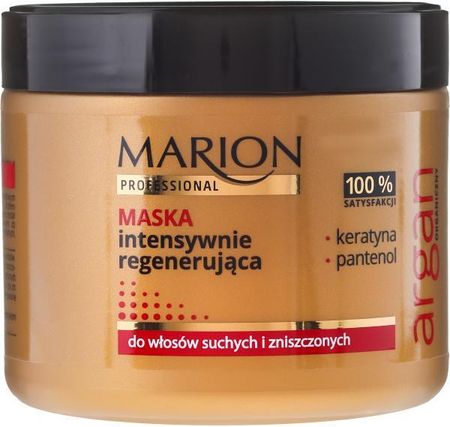 marion maska intensywnie regenerująca do włosów suchych i zniszczonych 450g