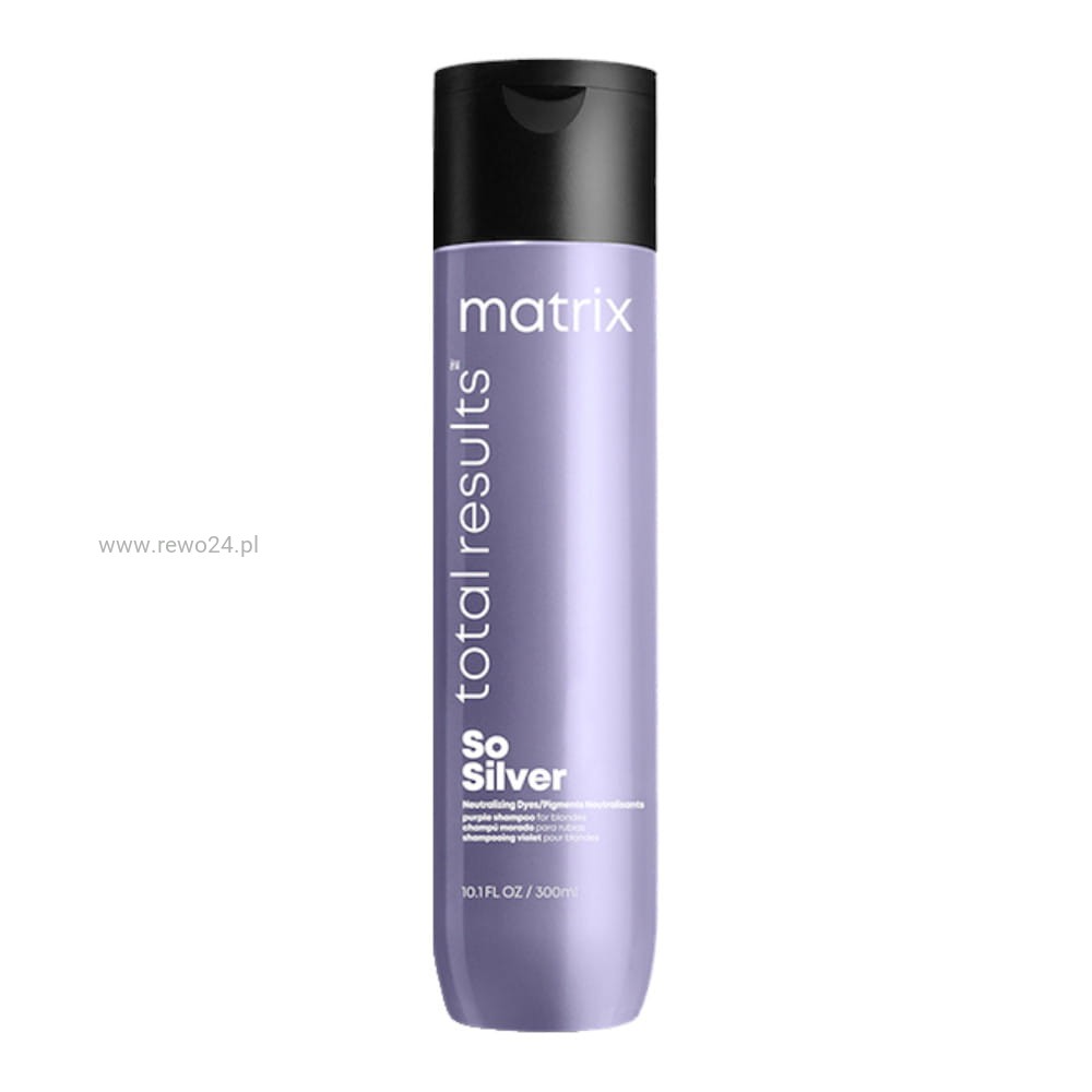 matrix color care so silver szampon fioletowy do włosów blond