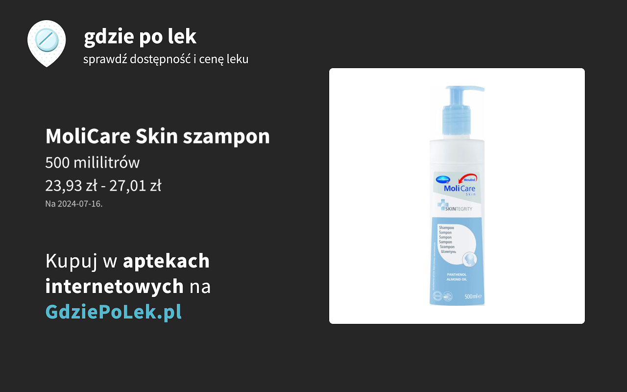 molicare skin szampon ceneo