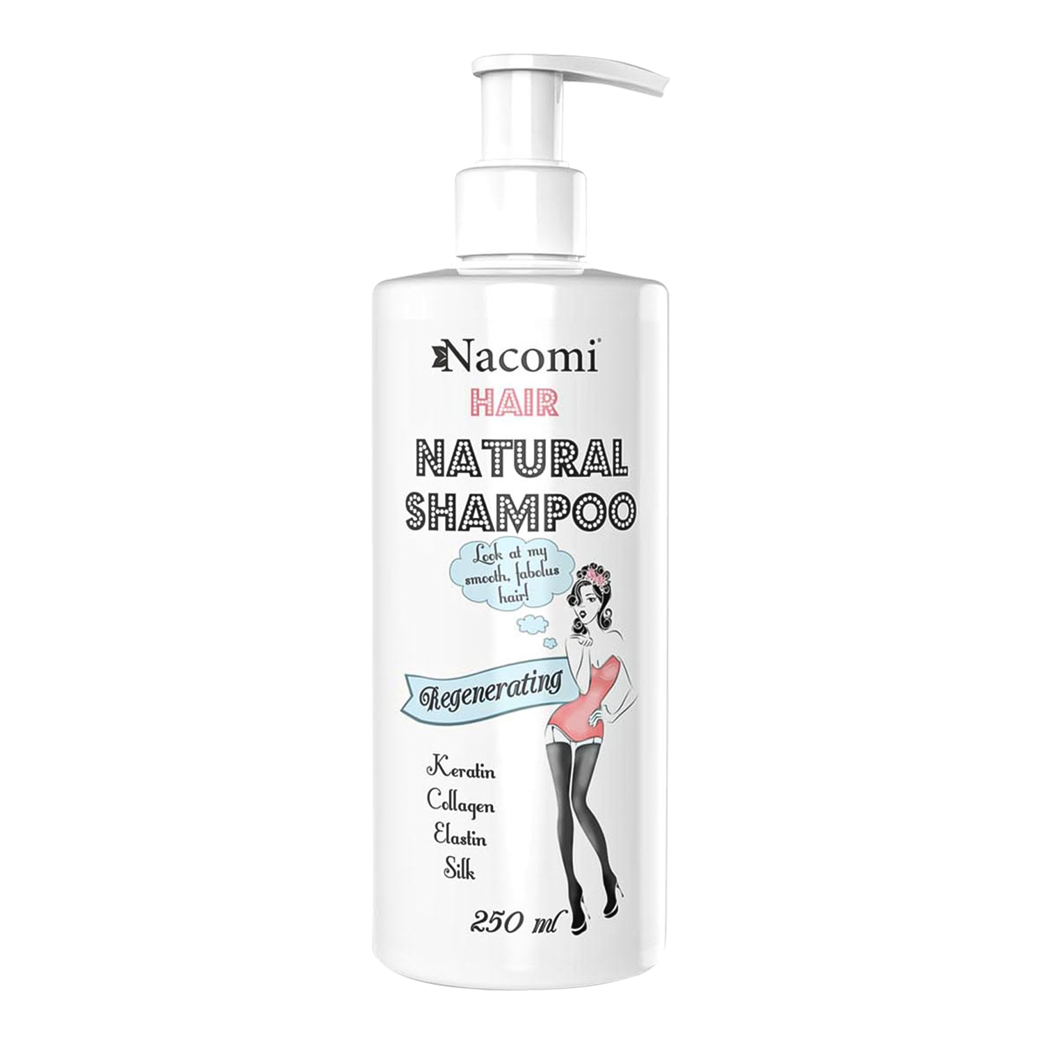 nacomi naturalny szampon do włosów dla mężczyzn 250 ml