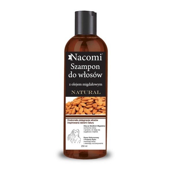 nacomi szampon do włosów z olejem migdałowym 250ml