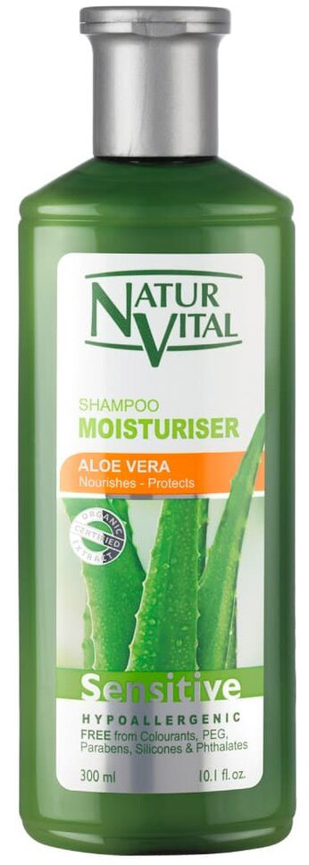 natur vital szampon nawilżający z aloesem
