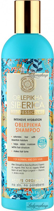 natura siberica oblepikha szampon nawilżający do włosów suchych i normalnych