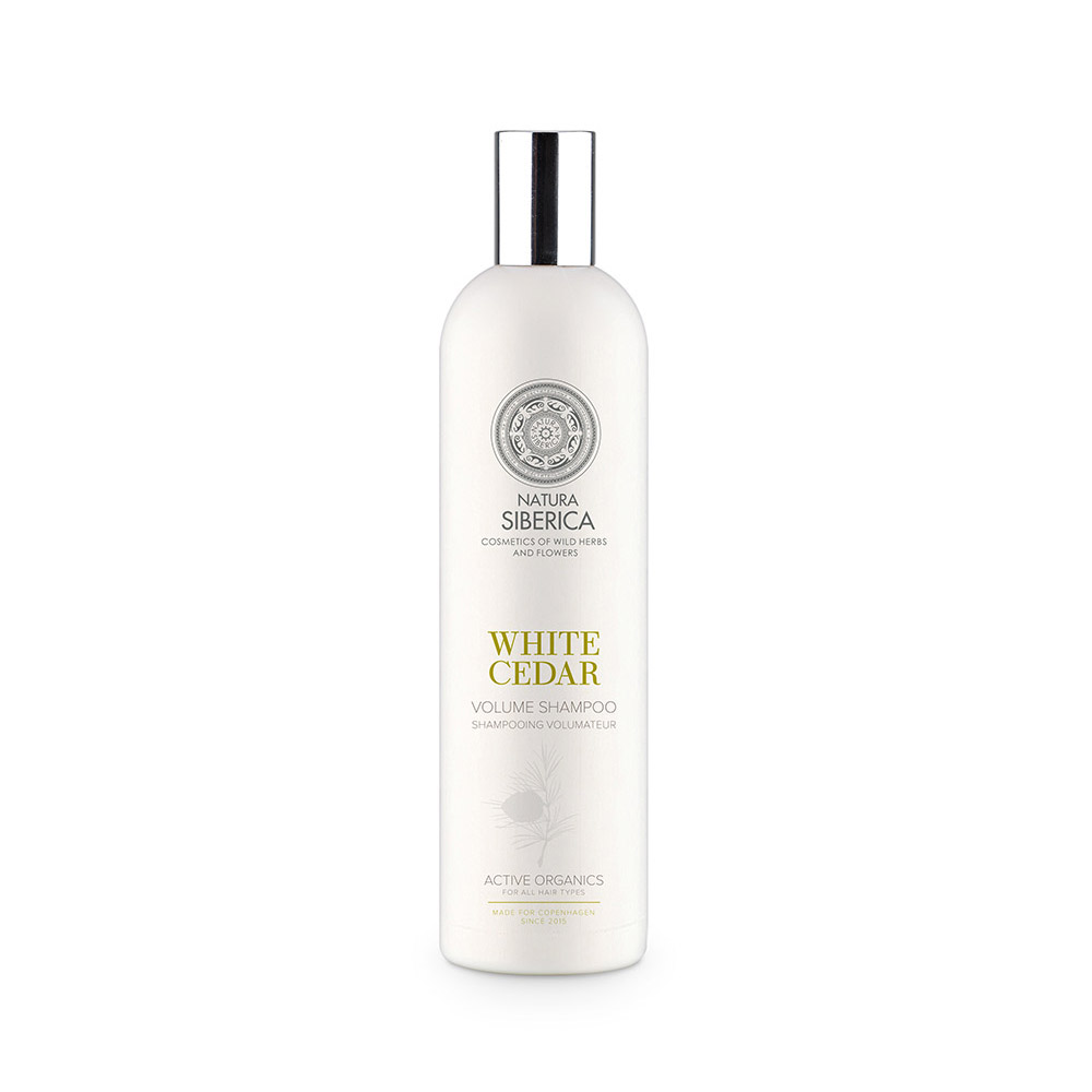 natura siberica white cedar szampon zwiększający objętość 400ml