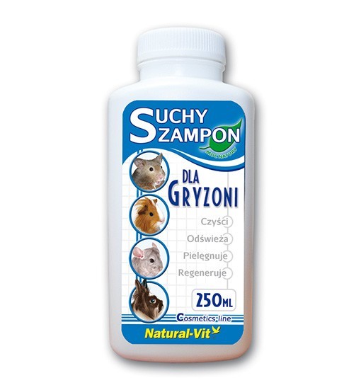 natural-vit suchy szampon dla gryzoni 250ml