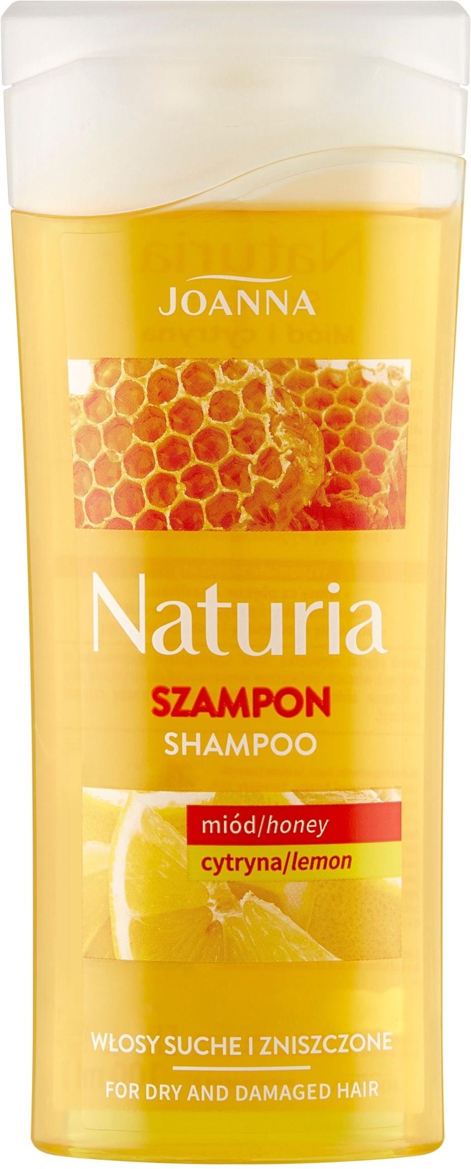 naturia szampon z miodem i cytryną