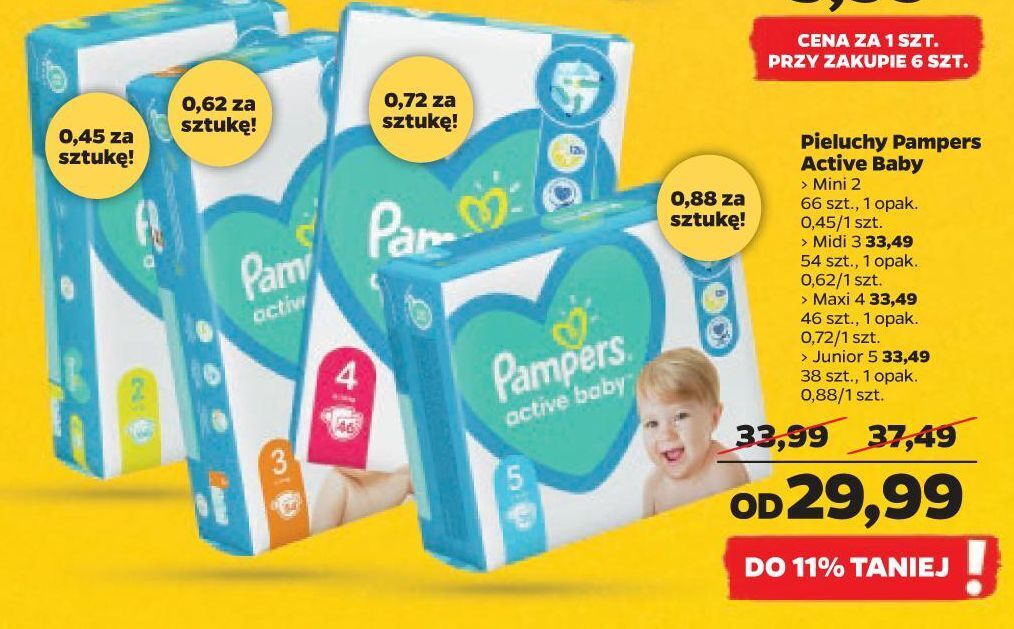 netto pieluszki pampers