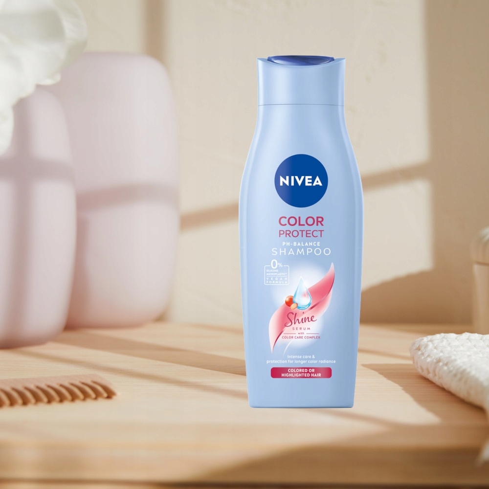 nivea color protect szampon chroniący kolor włosy farbowane 400 ml