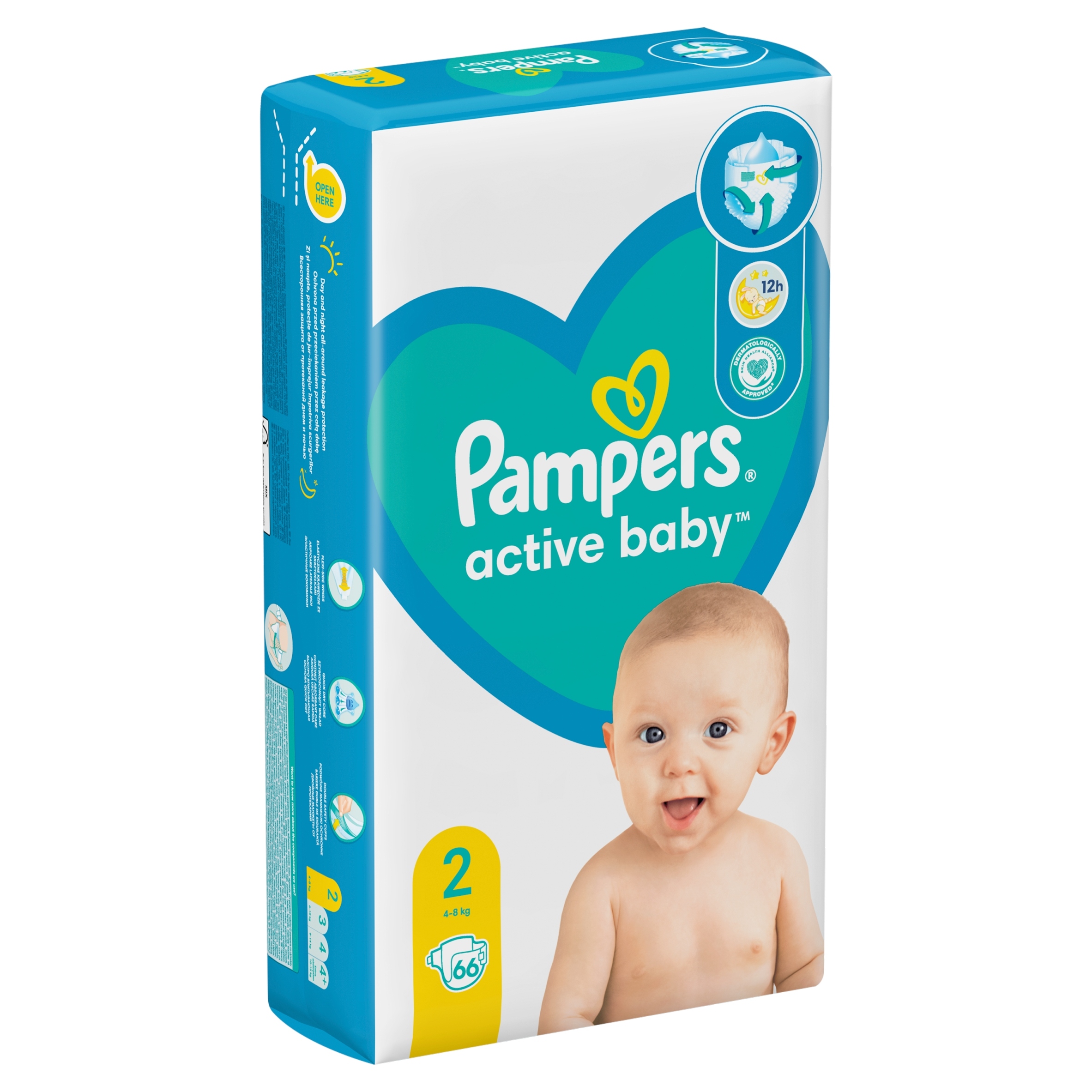 nowe pampers active baby