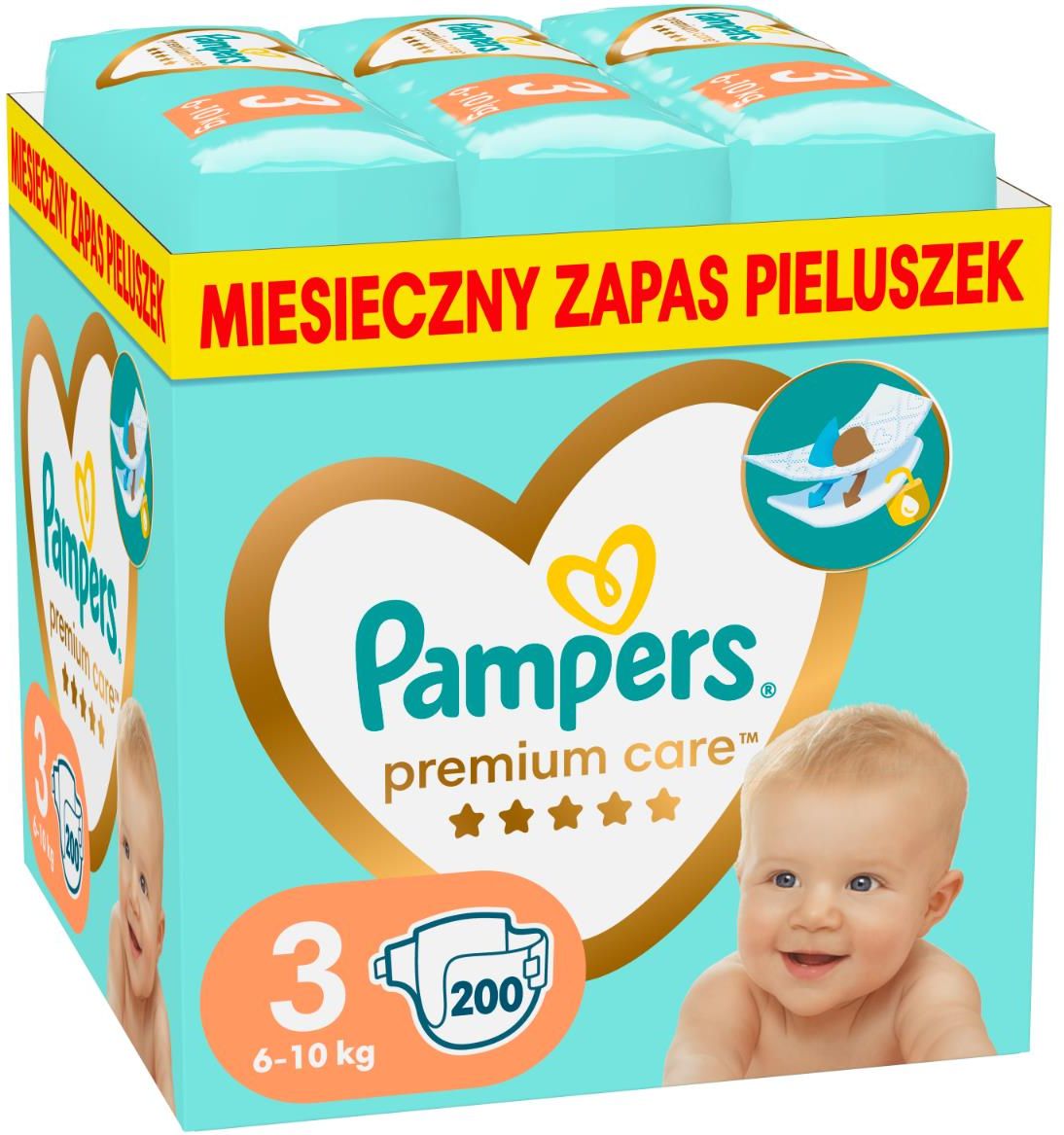 nowy pampers premium care