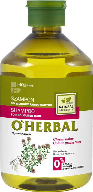 o herbal szampon do wlosow farbowanych