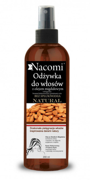 odżywka do włosów bez spłukiwania nacomi