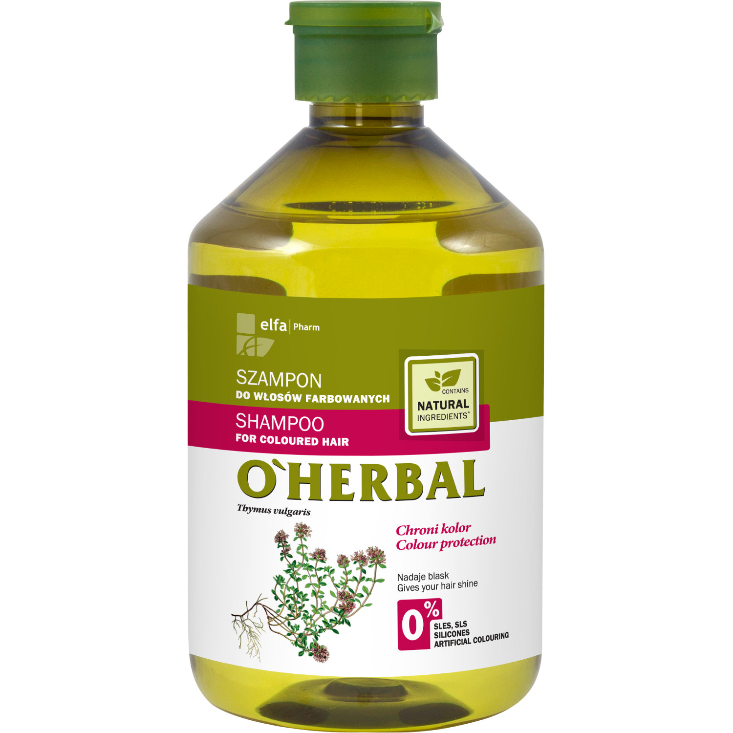 oherbal odżywka do włosów farbowanych