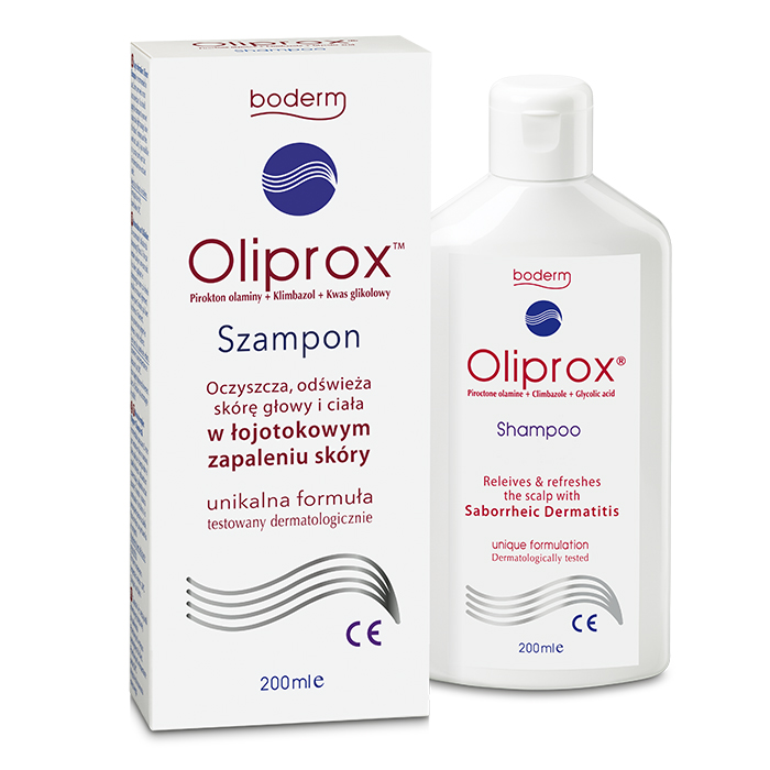 oliprox szampon oczyszczający w łojotkowego zapaleniu skóry