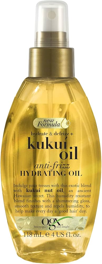 organix kukui oil olejek do włosów kukui