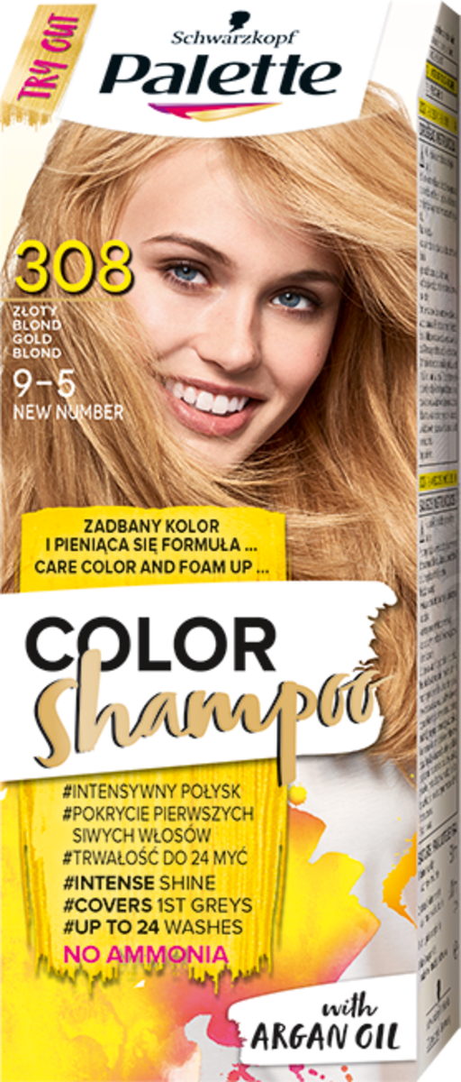 palette szampon kolory blond