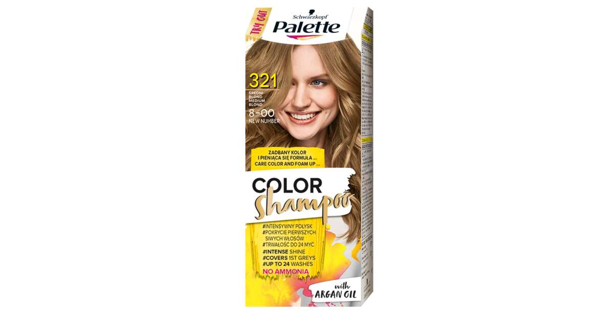 palette szampon koloryzujący opinie średni blond